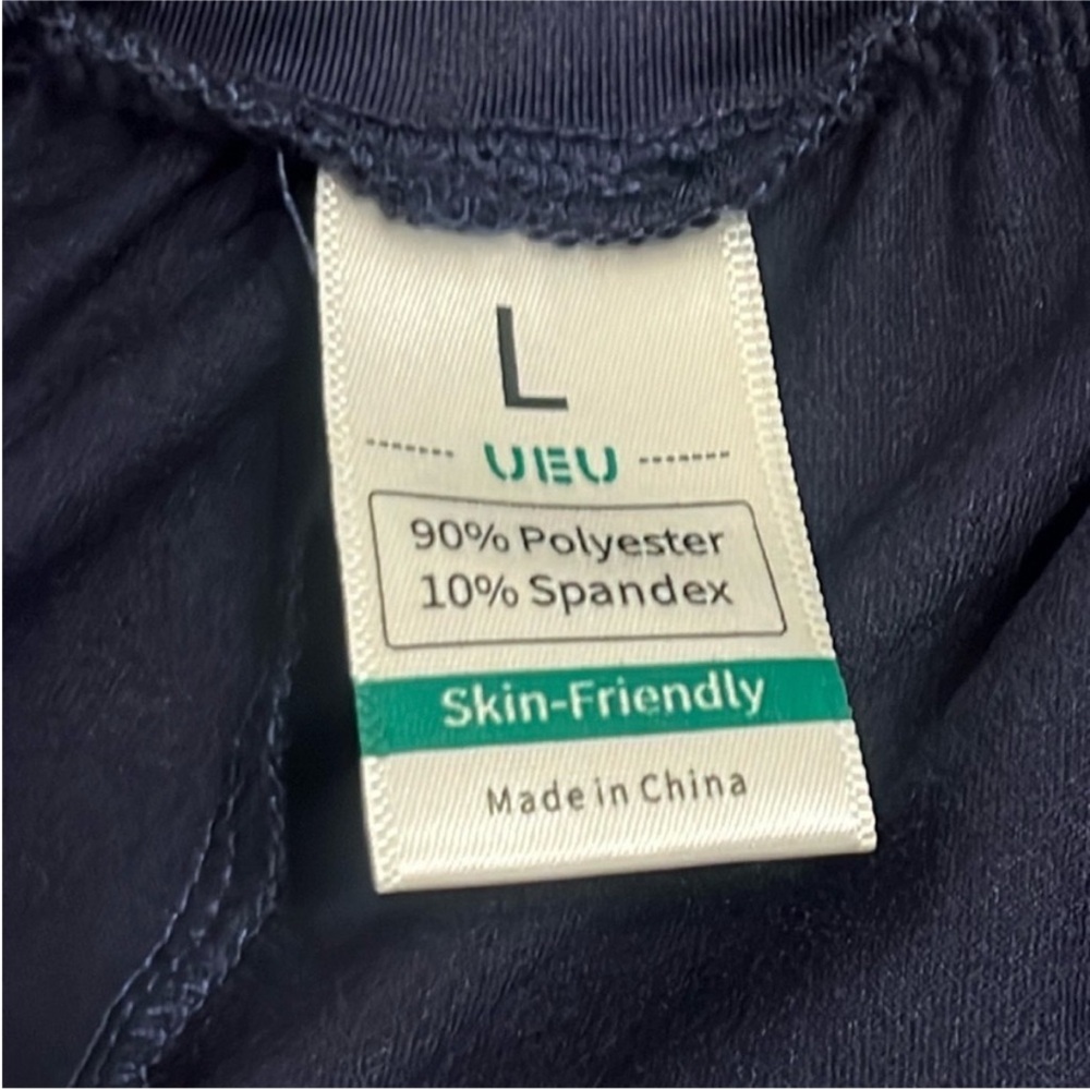 UEU SOFT Ultimate Comfort Lightweight Wide Leg Blue Yoga/Lounge Pants Size L - Picture 6 of 6